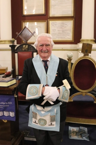 Our new Worshipful Master, W Bro Harry Price